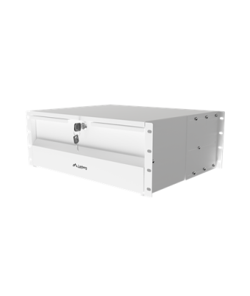 Lanberg 19" Drawer 4U/483x360 mm max load capacity up to 90 kg 4 point assembly, Grey | Lanberg