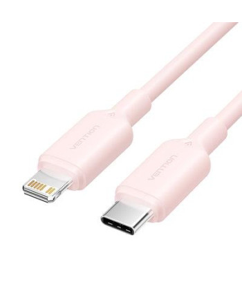 CABLE USB-C TO LIGHTNING/1M PINK LAKPF VENTION