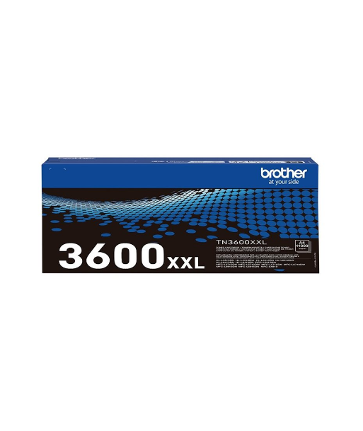 Тонер Brother TN-3600XXL Genuine Super High Yield Toner Cartridge, Black | Brother | Black