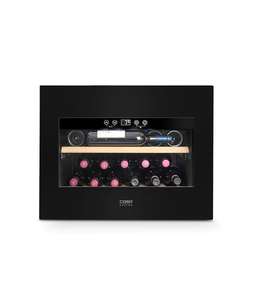 Винный холодильник Caso, WineDeluxe E 18, Energy efficiency class G, Built-in, Bottles capacity 18 bottles, Cooling type