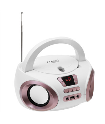 Adler, CD-MP3 Boombox, AD 1181, Speakers, USB connectivity, FM