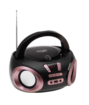 Adler, CD-MP3 Boombox, AD 1181, Speakers, USB connectivity, FM