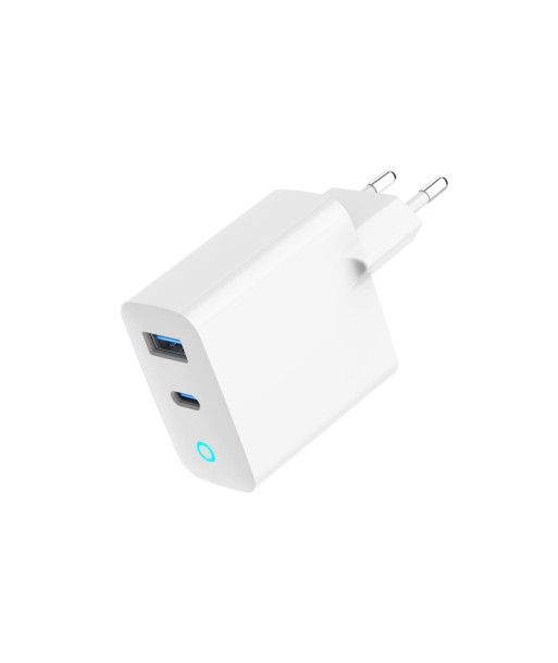 CHARGER USB 30W 2PORT/TA-UC-PDQC30L-W-01 GEMBIRD