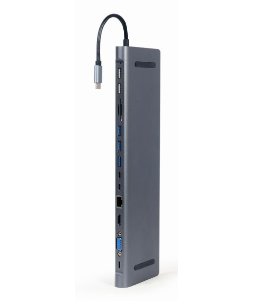 I/O ADAPTER USB-C TO HDMI/USB3/9IN1 A-CM-COMBO9-01 GEMBIRD