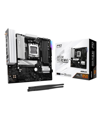 Mainboard ASROCK AMD B850 SAM5 Micro-ATX Memory DDR5 Memory slots 4 1xPCI-Express 4.0 4x	 1xPCI-Express 5.0 16x 1xM.2 1xHDMI