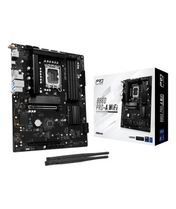 Mainboard ASROCK Intel B860 Express LGA1851 ATX Memory DDR5 Memory slots 4 1xPCI-Express 4.0 16x 1xPCI-Express 5.0 16x 1xM.2