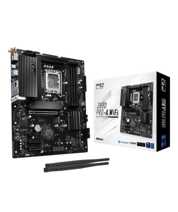Mainboard ASROCK Intel Z890 LGA1851 ATX Memory DDR5 Memory slots 4 Z890PRO-AWIFI