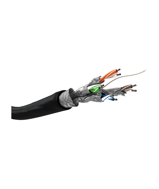 Goobay, CAT 6 Outdoor Network Cable, S/FTP (PiMF), 100 m, 57195, U/UTP, Black