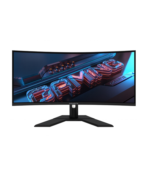 Gigabyte, GS34WQC A, 34", SS VA, WQHD, 120 Hz, 1 ms, 3440 x 1440 pixels, 300 cd/m², HDMI ports quantity 1