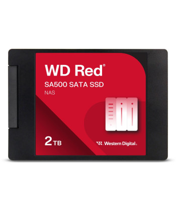 SSD SANDISK Red SA500 POWERED BY SANDISK 2000 GB Serial ATA Write speed 520 MB/s Read speed 560 MB/s 2.5" 1300xTBW rating