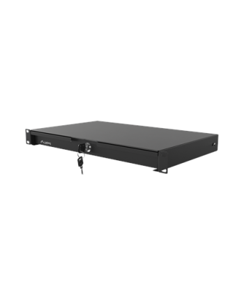 Lanberg 19" Drawer 1U/483x270 mm max load capacity up to 30 kg assembly, Black | Lanberg