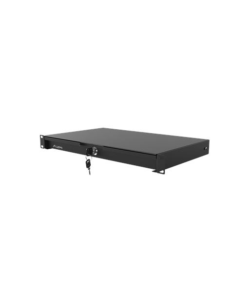 Lanberg 19" Drawer 1U/483x270 mm max load capacity up to 30 kg assembly, Black | Lanberg