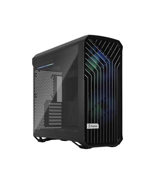 Fractal Design, Torrent Compact RGB TG Light Tint, Side window, ATX, Black
