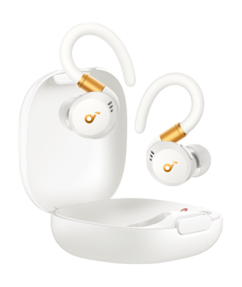 Anker Soundcore, Earbuds with Hook, Sport X20, Bluetooth, ANC, White/Gold
