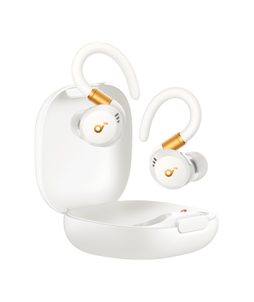 Anker Soundcore, Earbuds with Hook, Sport X20, Bluetooth, ANC, White/Gold