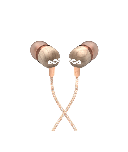 Marley Wired Earbuds, Smile Jamaica, Built-in microphone, USB Type-C, Copper