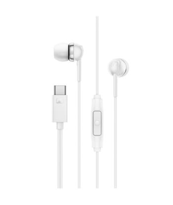 Kõrvaklapid Sennheiser, CX 80U, Wired, In-ear, Microphone, White