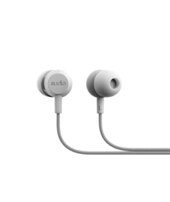Sudio Earbuds, V3, USB-C, In-ear, Microphone, Grey White