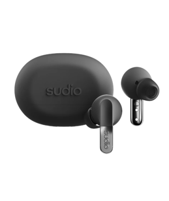 Sudio Earbuds, N3 Pro, Bluetooth, In-ear, Microphone, Titanium Black, Noise canceling, Wireless