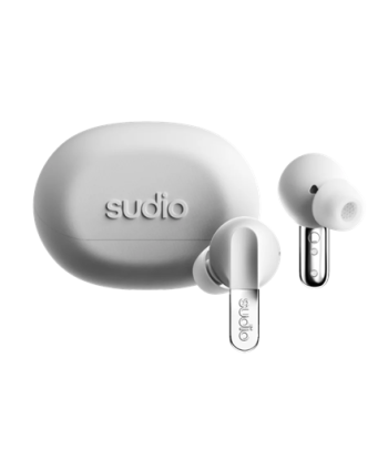 Sudio Earbuds, N3 Pro, Bluetooth, In-ear, Microphone, Chrome White, Noise canceling, Wireless