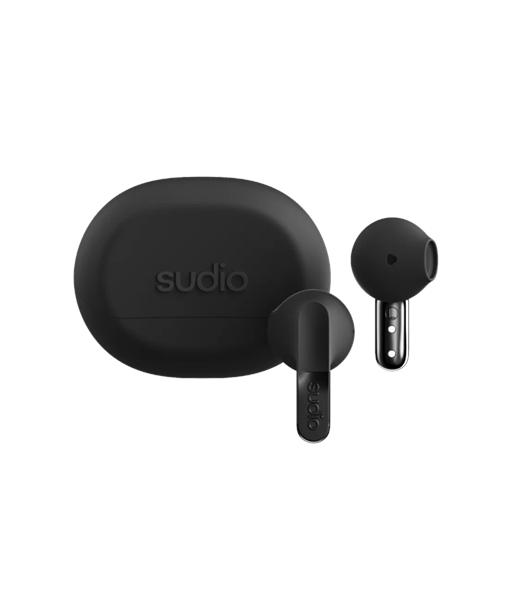 Sudio Earbuds, N3, Bluetooth, On-ear, Microphone, Onyx Black, Wireless