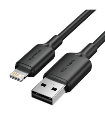 CABLE USB2.0 TO LIGHTNING/2M BLACK LAMBH VENTION