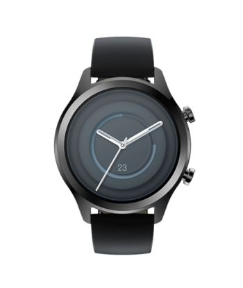 TicWatch C2+ Smart watch NFC GPS (satellite) AMOLED 3.3 cm (1.3") Waterproof Bluetooth Wi-Fi Black