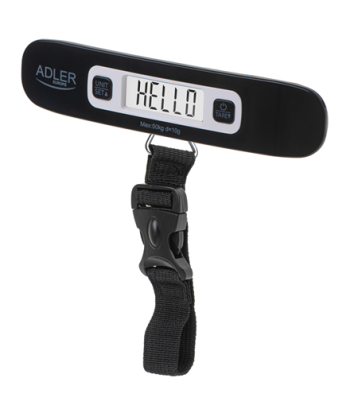 Adler, Travel Luggage Scale, AD 8190, Maximum weight (capacity) 50 kg, Accuracy 10 g, Black