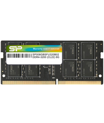 Silicon Power, SP008GBSFU320X02, 8 GB, DDR4, 3200 MHz, Notebook, Registered No, ECC No
