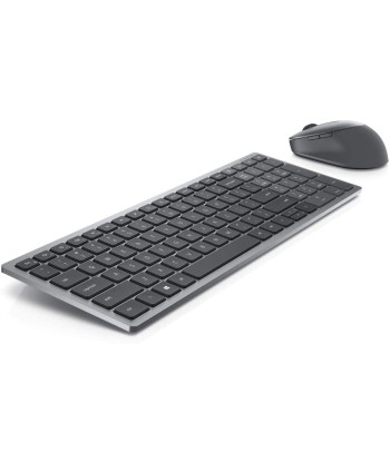 Juhtmevaba klaviatuur ja hiir Dell KM7120W, Batteries included, EN/LT, Titan Gray