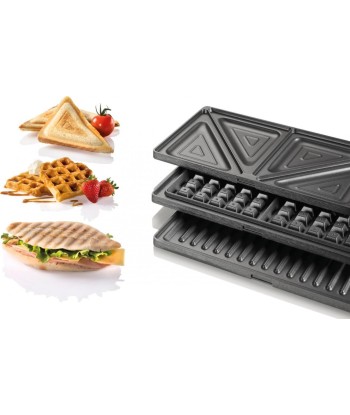 Võileivagrill Gorenje SM703GCB 700 W, Number of plates 3, Number of pastry 2, Black