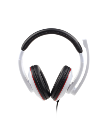 Gembird MHS-001-GW Stereo headset 3.5 mm, Glossy white, Built-in microphone