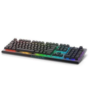 Dell Alienware Tri-Mode AW920K Wireless Gaming Keyboard, RGB LED light, US, Wireless, Dark Side of the Moon, Bluetooth