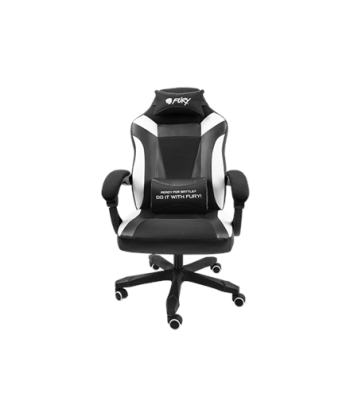 Игровое кресло Fury Avenger M+ - Черный/Белый