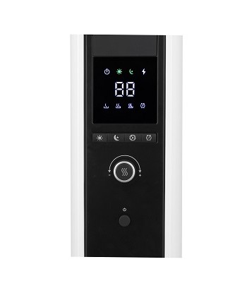 Mill Heater AB-H2000DN, 2000 W, Number of power levels 3, Suitable for rooms up to 24-34 m³, White