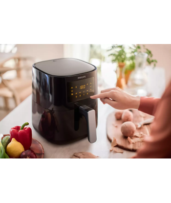 Philips Air Fryer HD9252/70 Power 1400 W, Capacity 4.1 L, Black/Silver