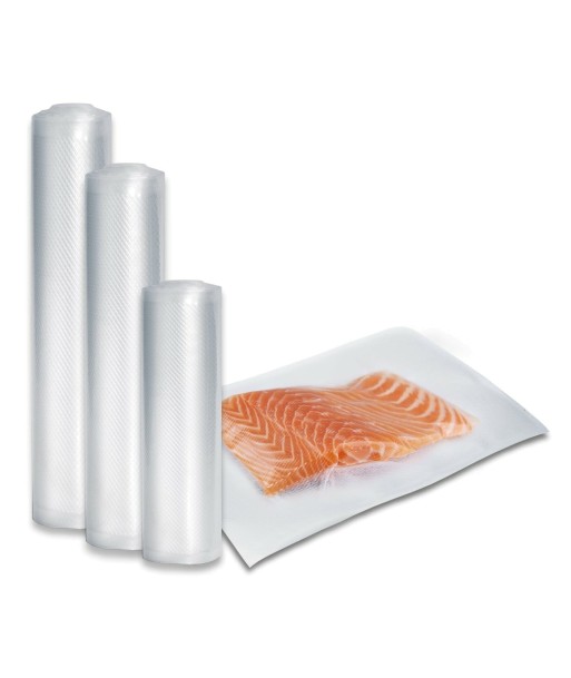 Caso Foil set 2 for vacuuming + Sous Vide Cooking 01236 Dimensions (W x L) 30 x 40 cm, 20 x 600 cm, 28 x 600 cm, 30 x 600 cm Caso Foil set 2 for vacuuming + Sous Vide Cooking 01236 Dimensions (W x L) 30 x 40 cm, 20 x 600 cm, 28 x 600 cm, 30 x 600 cm