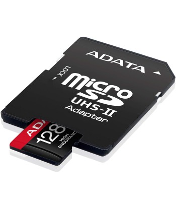 ADATA AUSDX128GUI3V30SHA2-RA1 Memory Card 128 GB, MicroSDXC, Flash memory class 10, Adapter, 80 MB/s, 100 MB/s