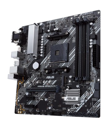 Asus PRIME B450M-A II Memory slots 4, Number of SATA connectors 6 x SATA III, max 128GB, Chipset AMD B, Processor family AMD, Mi
