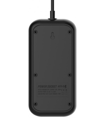 ColorWay Power Socket CW-CHE64B Black - Charge All Your Devices!