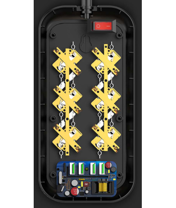 ColorWay Power Socket CW-CHE64B Black - Charge All Your Devices!