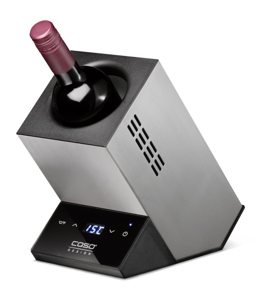 Veinikülmik Caso for one bottle WineCase One Free standing, Bottles capacity 1, Inox