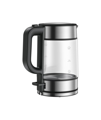 Veekeetja Xiaomi Electric Glass EU Electric, 2200 W, 1.7 L, Glass, 360° rotational base, Black/Stainless Steel
