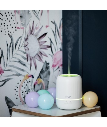Adler Ultrasonic aroma diffuser 3in1 	AD 7968 Ultrasonic, Suitable for rooms up to 25 m², White