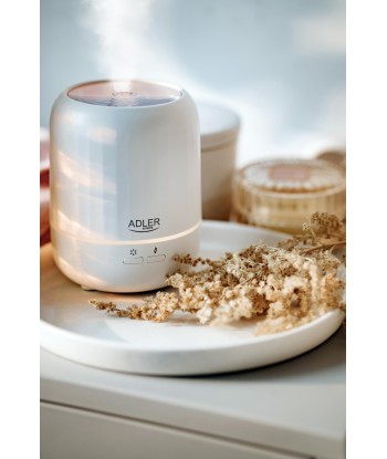 Adler Ultrasonic aroma diffuser 3in1 	AD 7968 Ultrasonic, Suitable for rooms up to 25 m², White