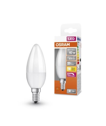 Osram Parathom Classic LED E14 4.9W (40W) Диммируемая Лампа - Теплый Белый (827)