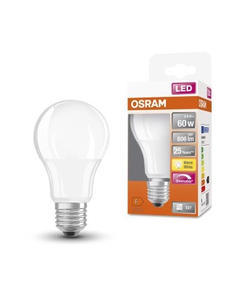 Osram LED Classic Лампа 60 E27 8.8W Диммируемая Теплый Белый