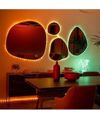 Twinkly Dots RGB LED valgustid 60 (3m, USB, must) - mitmevärviline maagia!