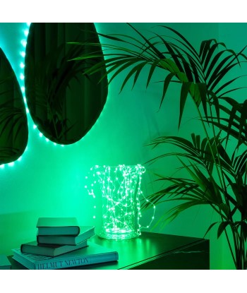 Twinkly Dots RGB LED valgustid 60 (3m, USB, must) - mitmevärviline maagia!