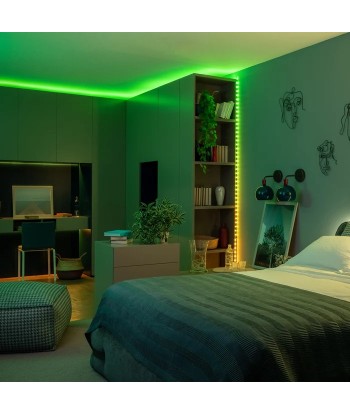 Twinkly Dots RGB LED valgustid 60 (3m, USB, must) - mitmevärviline maagia!